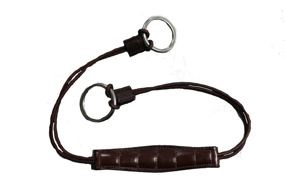 Trust Curbgag rope leather Bruin / Zilver