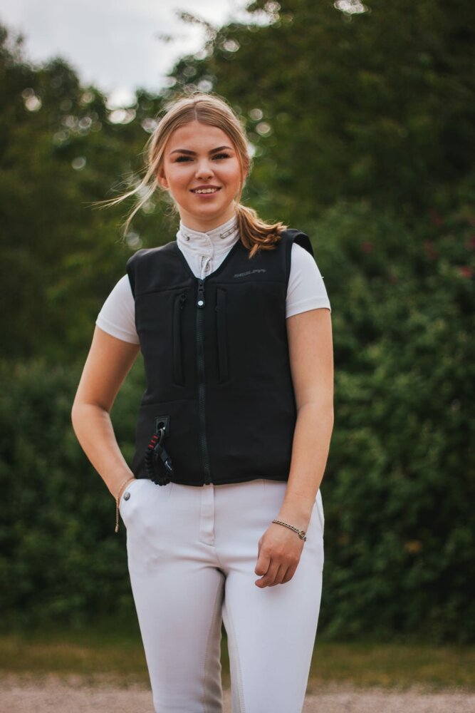 Airbagvest paardrijden Segura C-Protect Air&reg; EVO | Zwart| Unisex maat L