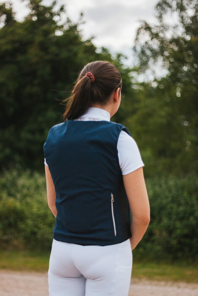 Airbagvest paardrijden Segura C-protect Air Wo2 Dames Blauw maat XL