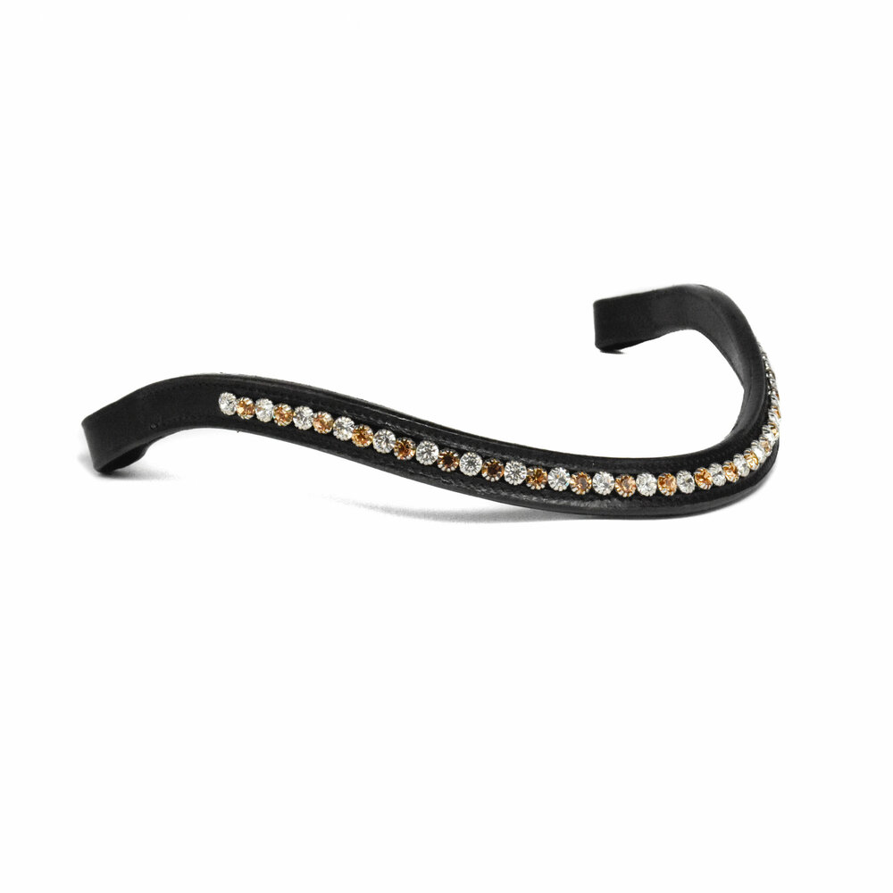 Bridle2fit frontriem zwart leer 
