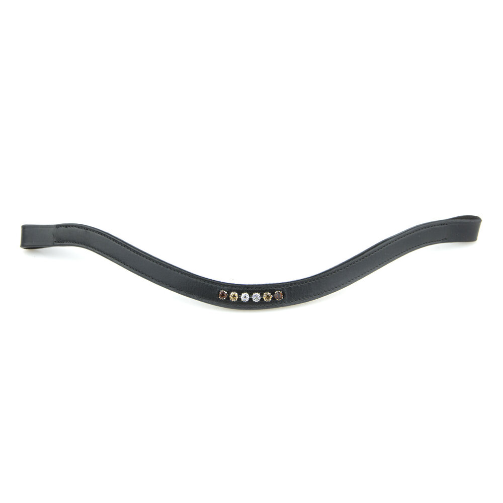 Bridle2fit frontriem zwart leer 