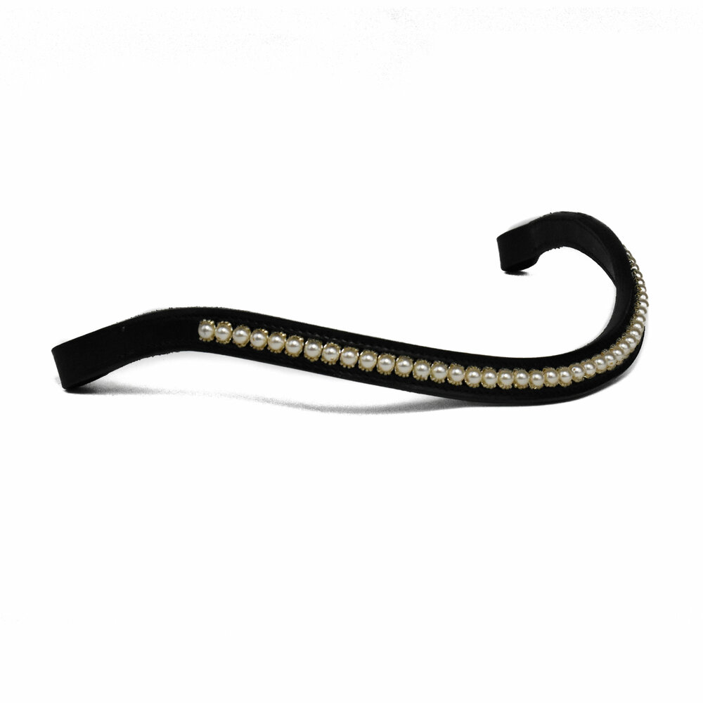 Bridle2fit frontriem zwart leer 