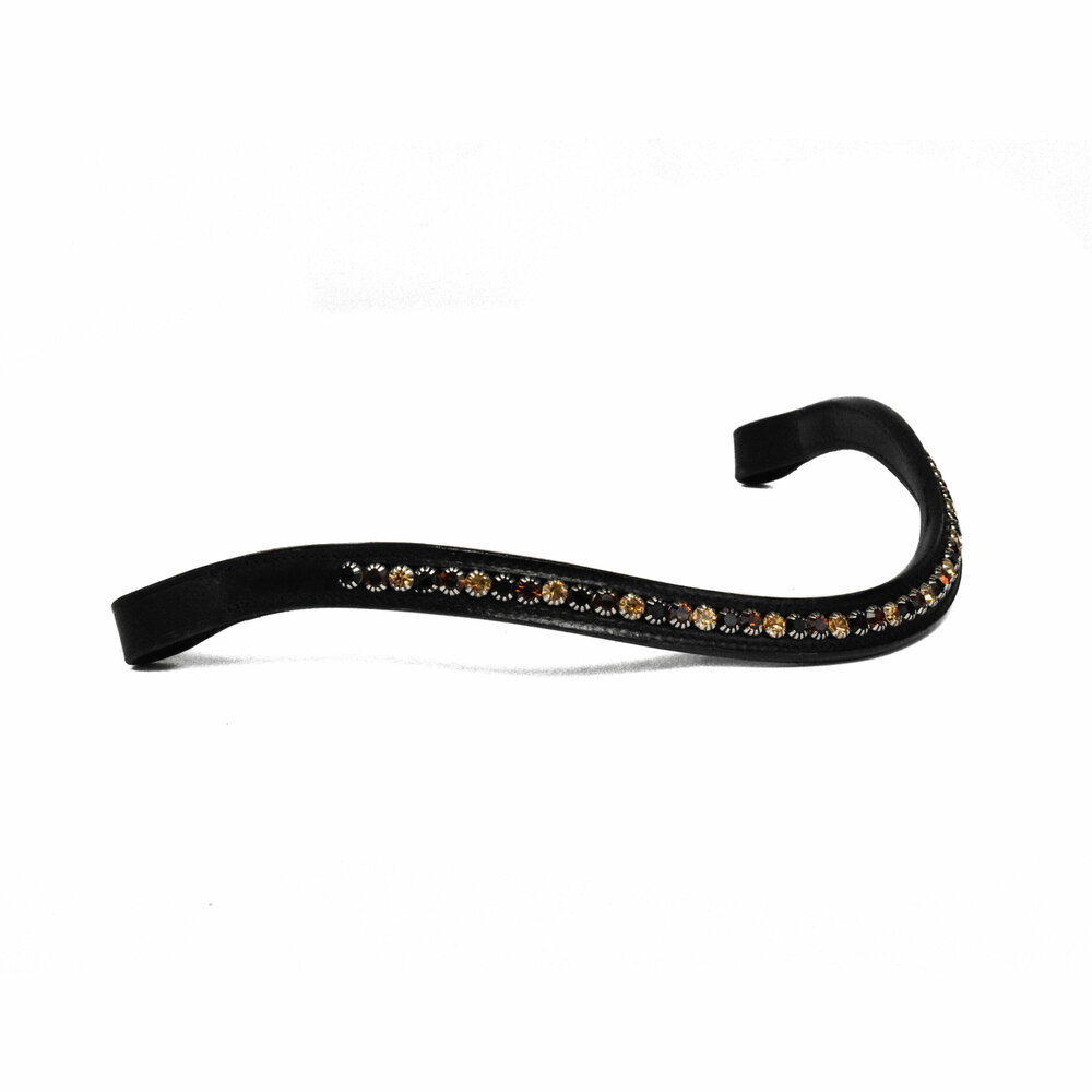 Bridle2fit frontriem zwart leer 