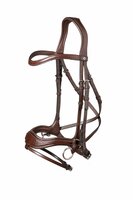 Trust Falsterbo T-motion Hoofdstel Bruin / Zilver / Full