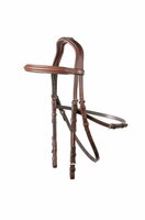 Trust Hickstead Hackamore Hoofdstel Bruin / Zilver / Full