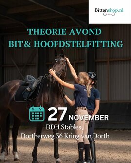 Theorieavond: Bit- &amp; Hoofdstelfitting &ndash; De invloed op het hele paard