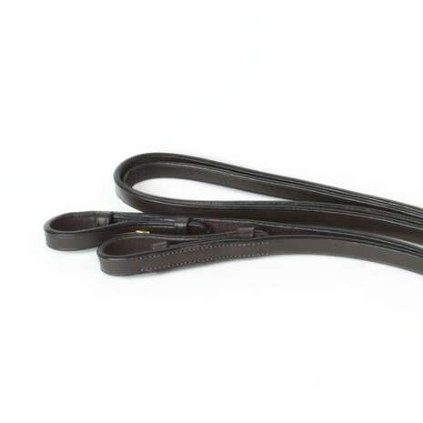 Bridle2fit Stangteugel &ndash; Leder (rondgenaaid & plat)