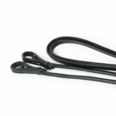Bridle2fit Stangteugel &ndash; Leder (rondgenaaid & plat)