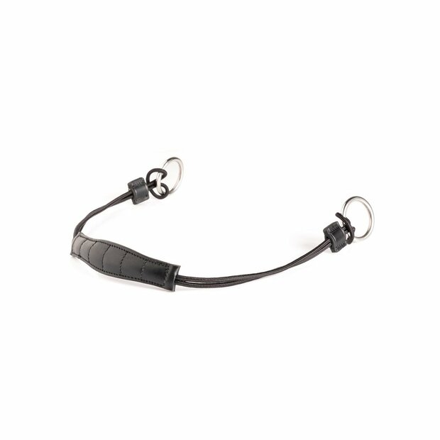 Trust Curbgag rope leather Zwart / Zilver