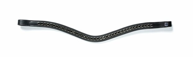 Trust frontriem zwart diamant Stellux