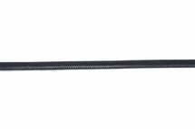 Fontainebleau 5/8inch Rubber reins Blk/Slvr Cob