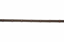 Deauville 5/8inch Web reins 9stops Brn/Slvr Full