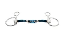 hanging cheek / baucher sweet iron dubbelgebroken-12 mm / Sweet Iron-hanging cheek-eliptical-12/11,5