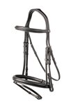 Calgary Combined noseband bridle Blk/Slvr Full