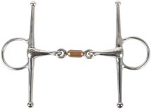 Harry's Horse Knevel/bustrens dubbel gebroken koperen rollers 13mm