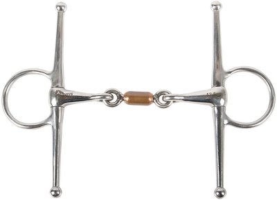 Harry's Horse Knevel/bustrens dubbel gebroken koperen rollers 13mm