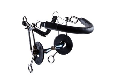 Trust Sweet Iron-hackamore combi long-Enkelgebroken-16mm