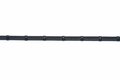 Maastricht 1/2inch Rubber reins 7stops Blk/Slvr Cob